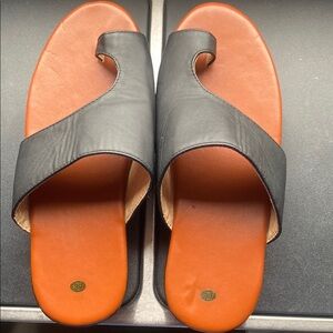 Black and Brown Women's Sandals